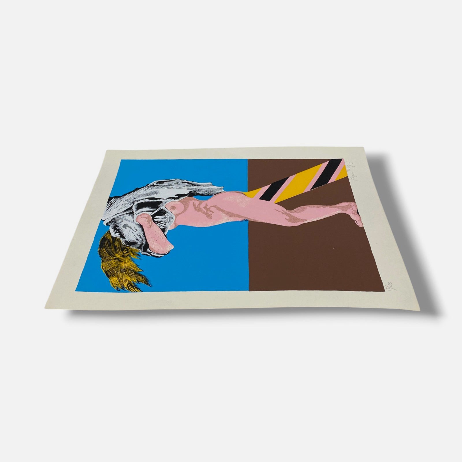 Bartolozzi "Sin Título (Azul)" Fine Art Print | 34 x 25 cm