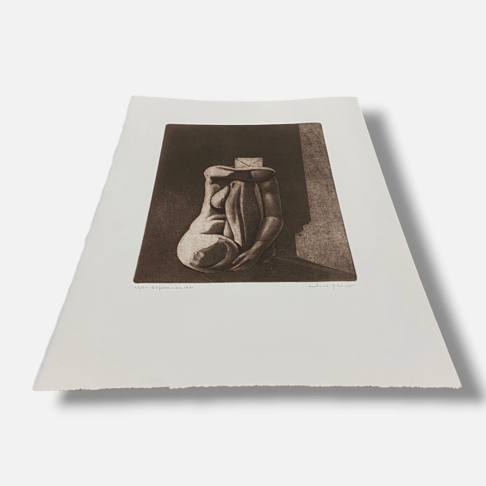 Antoni Miró Bravo "Esperança" Fine Wall Art | 15 x 21"